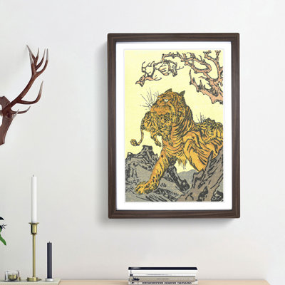 Tora Tiger by Kawanabe Kyosai - Picture Frame Painting Print
