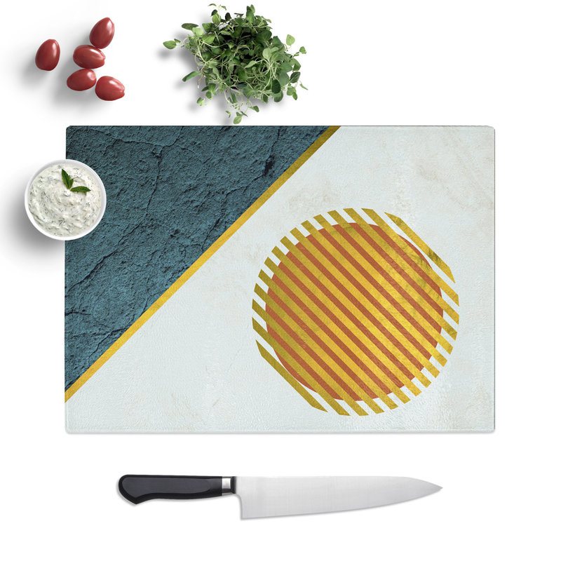 Composition 4 Chopping Board, 0.4cm H x 20cm W x 28.5cm L