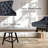 Swivel Counter Bar Stool Set with Wood Frame,Black-1751842097