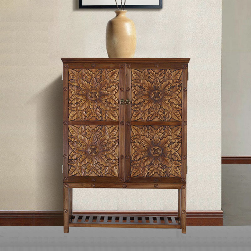 Solid Wood Accent Cabinet