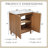30" Freestanding Bathroom Vanity With White Ceramic Sink And U-Shaped Adjustable Shelf
