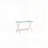 Tempered Glass Computer Desk – Transparent Laptop Table with Rounded Edges