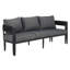 Viola 77.56'' Metal Outdoor Patio Sofa-1223804468
