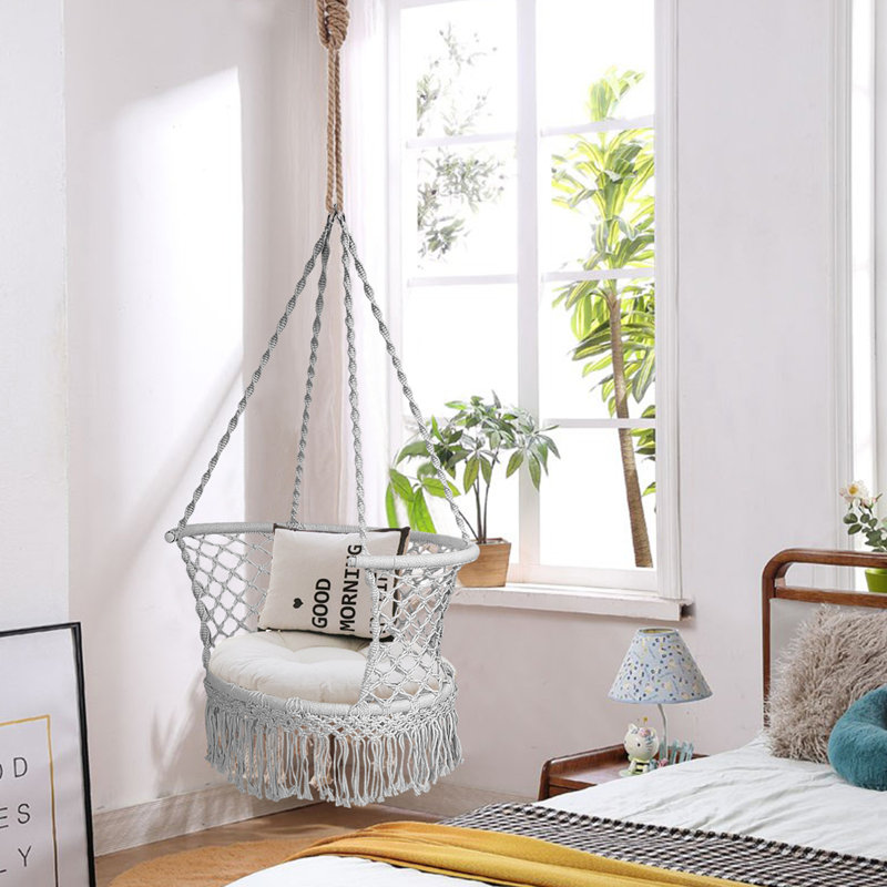 Earleen Hanging Chair, Grey