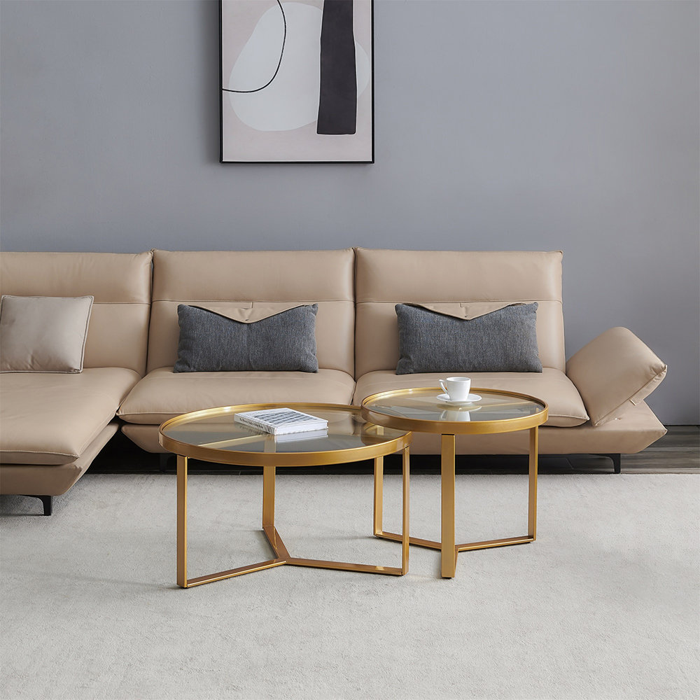 Everly Quinn Modern 2 Pieces Coffee Table Set | Wayfair