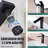 Single Handle Waterfall Bathroom Vessel Sink Faucet High Arc Vessel Faucet in Stainless Steel Matte Black
