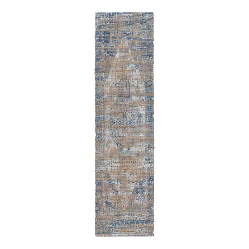 Tapis Watkin - bleu, Tapis de couloir 2 pi 2 po x 8 pi