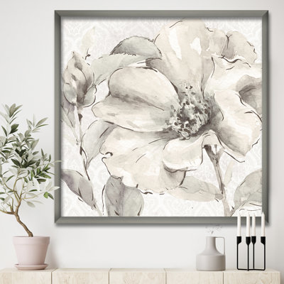 " Indigold Gray Peonies IV "
