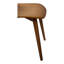 Chaise d'appoint en chêne et bois massif