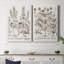 Sépia Besler Botanicals III - Toile tendue avec châssis de qualité supérieure - Prêt à être accroché-1312452487