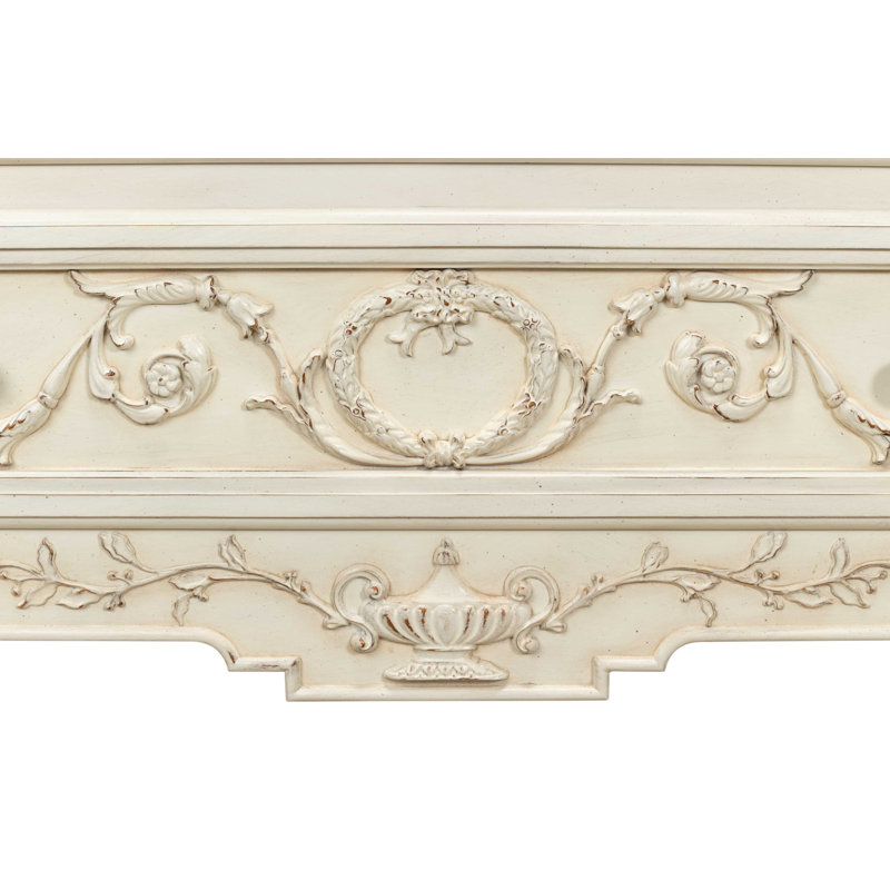 Antoinette Ivory 2-Drawer Traditional Walnut Dresser