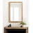 Rectangle Pieced Wood Bathroom Mirror