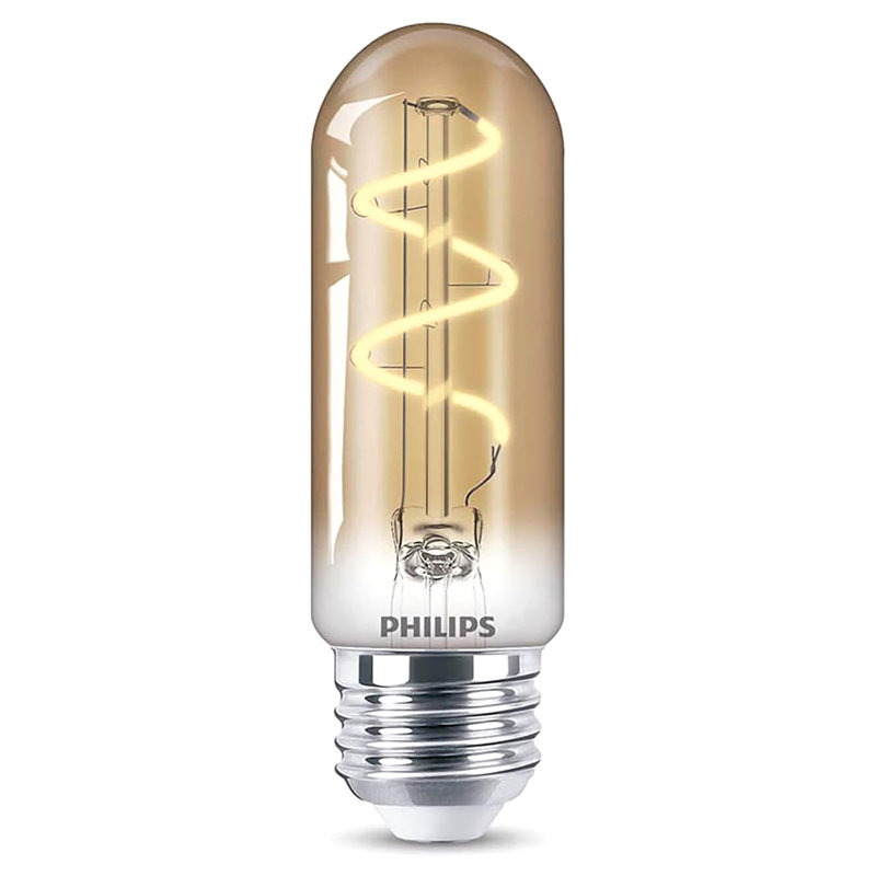 Philips T10 E26 (Medium) LED Bulb Amber 25 Watt Equivalence 1 pk