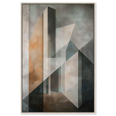 Art géométrique moderne sur toile 
