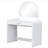 39" Makeup Vanity Table With Mirror Touch Screen Lighted Mirror, Dressing Table With Drawer For Bedroom