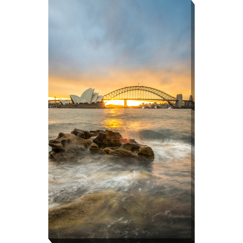 « sydney australia », impression sur toile tendue, H 40 po x l 24 po x P 1 po