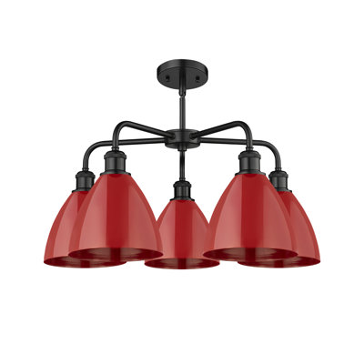 Lustre en dôme à 5 lumières Trickett
