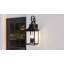 Lanterne murale d'extérieur noire 28 po H 4 po Metairie Mystic