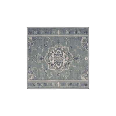 Tapis gris soyeux et moelleux