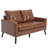 Arquette 53.5'' Faux Leather Loveseat