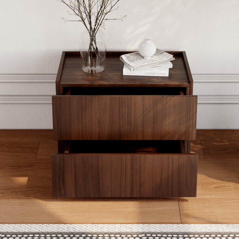 Table de chevet Heckman, Brun