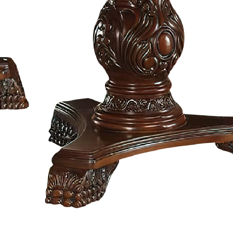 Adlen Extendable Dining Table, Brown