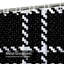 Rideau de douche noir et blanc avec 12 crochets Buffalo-2103035645