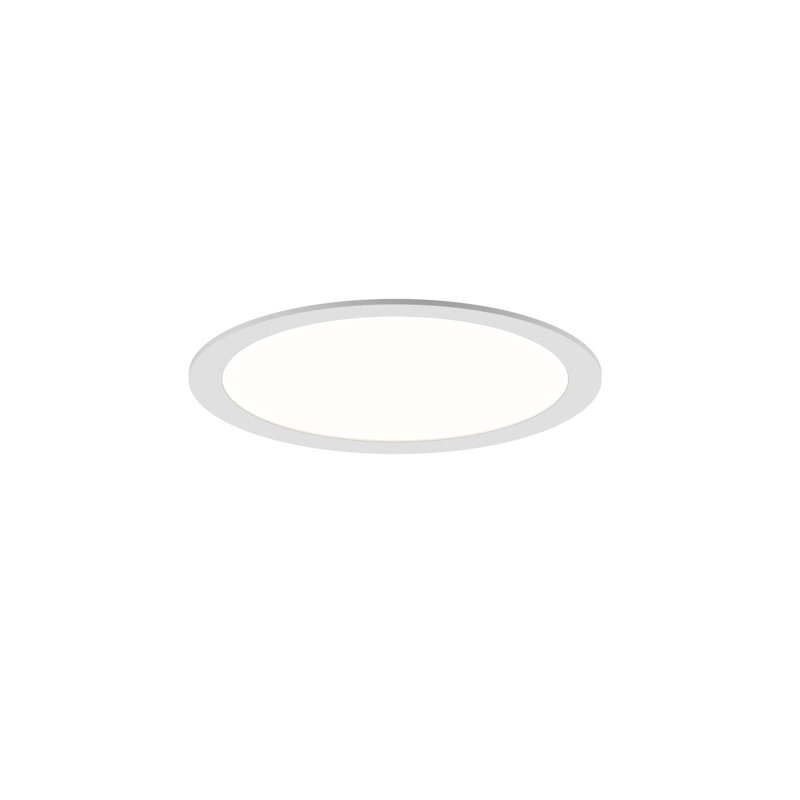 Pi - Panneau lumineux rond encastré à DEL 12 po