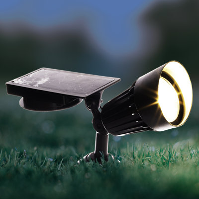 Solar Powered Integrated LED Spotlight