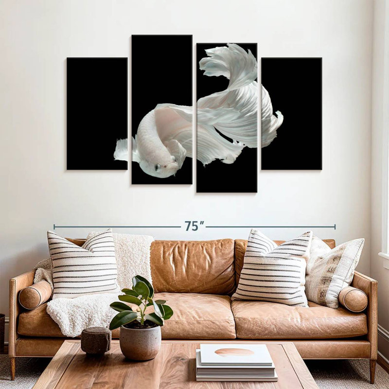 Poisson Betta blanc Brampt