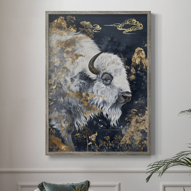 ANIMALS Series CXLVII, reproduction encadrée - bois massif, H 11 po x l 9 po