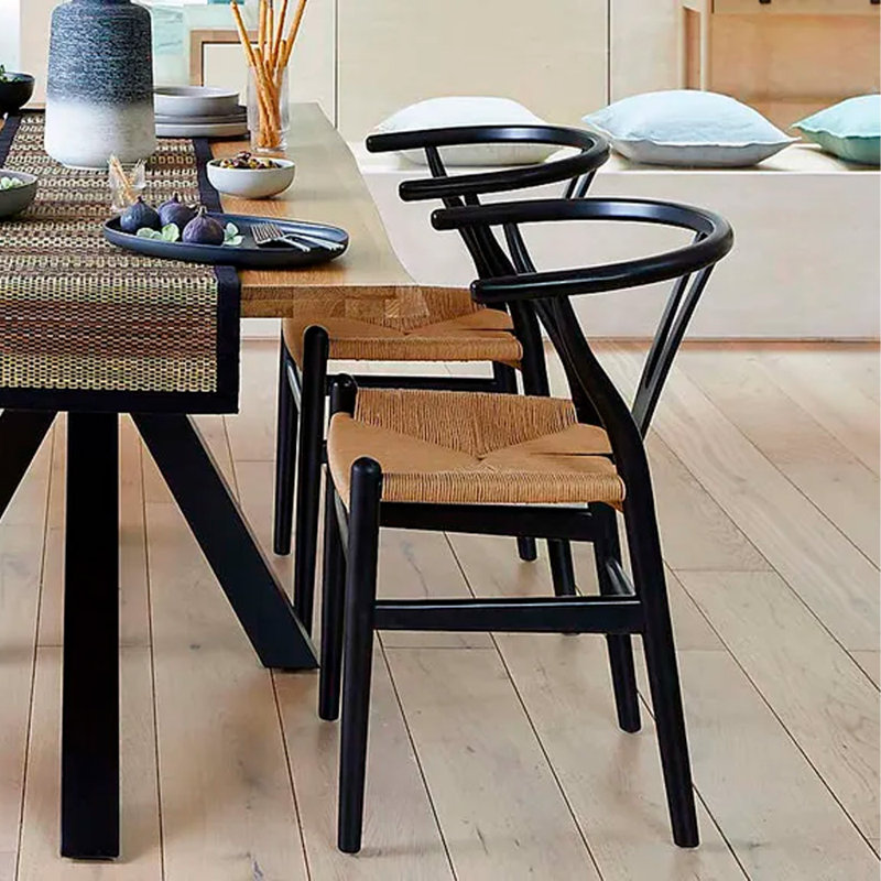 Ensemble de chaises Rustica 2, 2, Noir