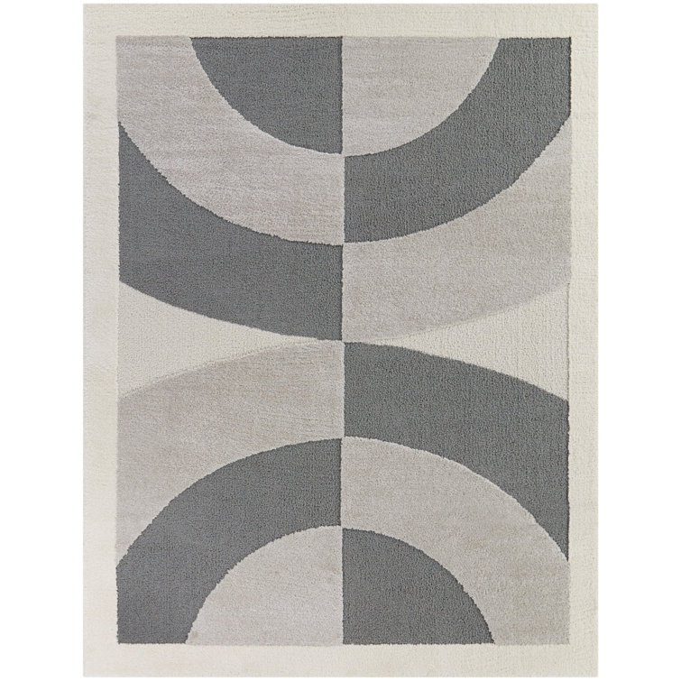 Tapis gris anthracite Folkmar