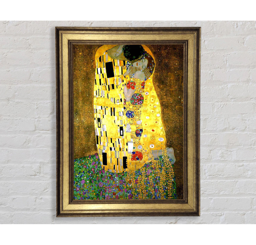 Klimt der Kuss 2 - Einzelne Bilderrahmen Kunstdrucke