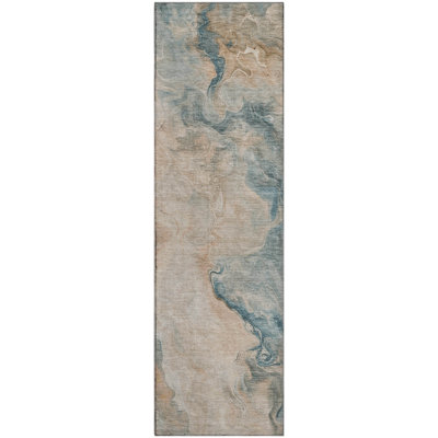 Premium Machine Washable Varasteh AMF1680 Abstract Rug
