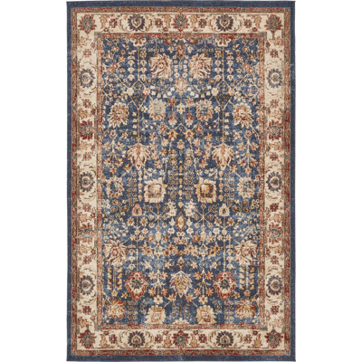 Tapis oriental bleu clair Edens