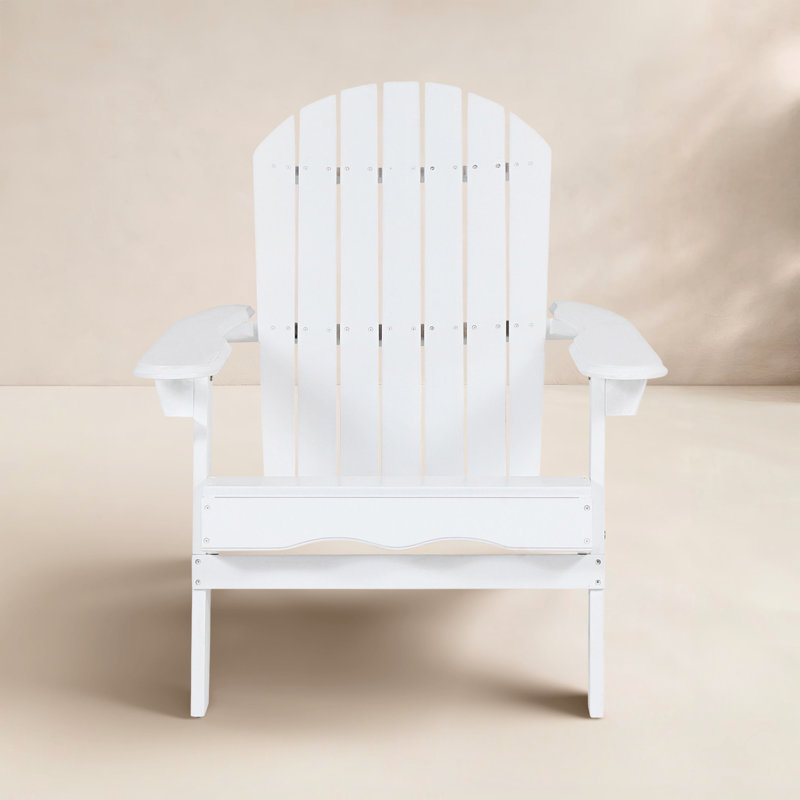 Kalicki Outdoor Adirondack Chair, White