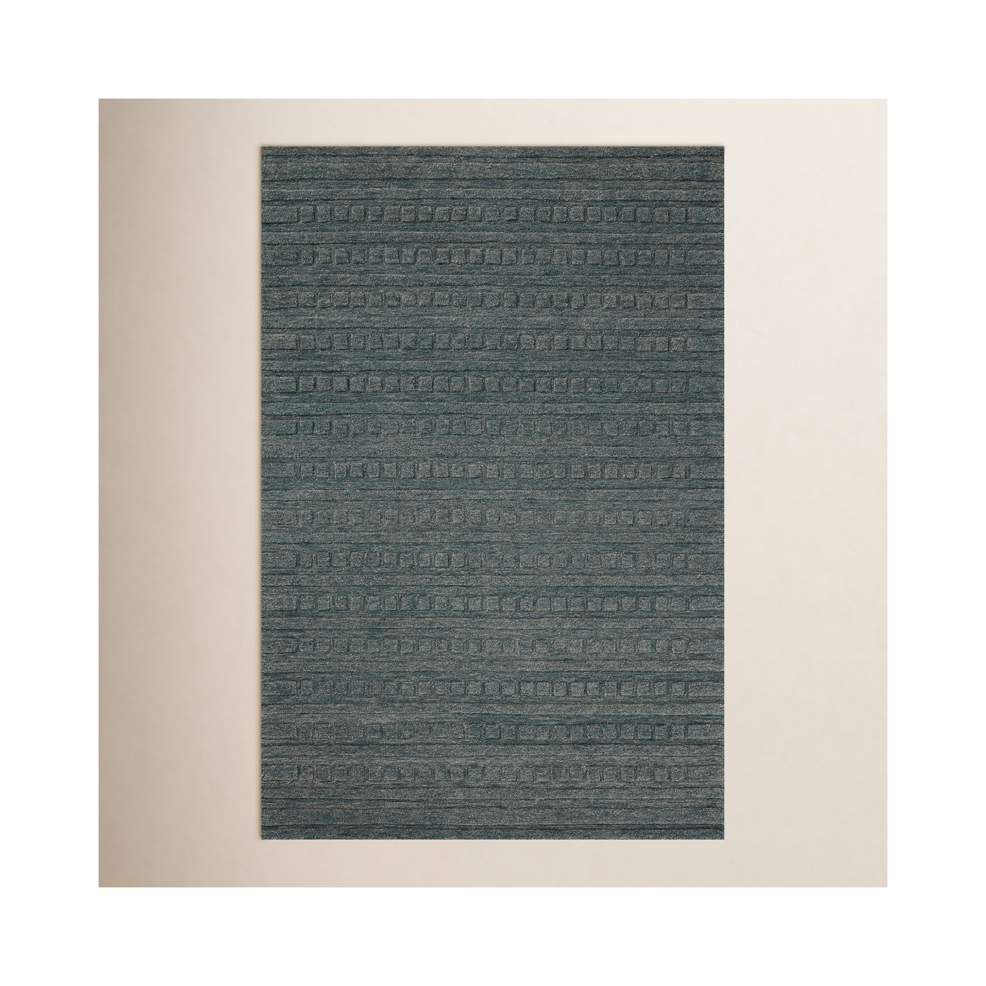 Chris Loves Julia x Loloi Bradley Teal / Teal Area Rug, Rectangle 7'9" x 9'9"