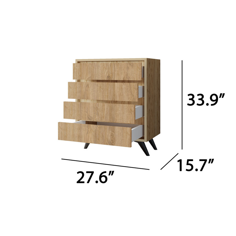 Ellswerth 27.56'' W 4 - Drawer Dresser