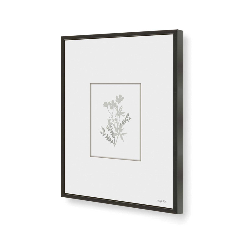 «Botanical Silhouette II» par Cindy Jacobs, reproduction d'art, L 12 po x H 16 po, Noir, Impression encadrée
