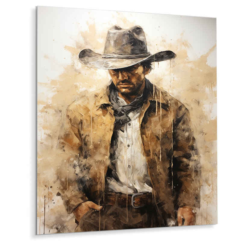 - Cowboys Metal Wall Decor, 32" H x 24" W x 1" D