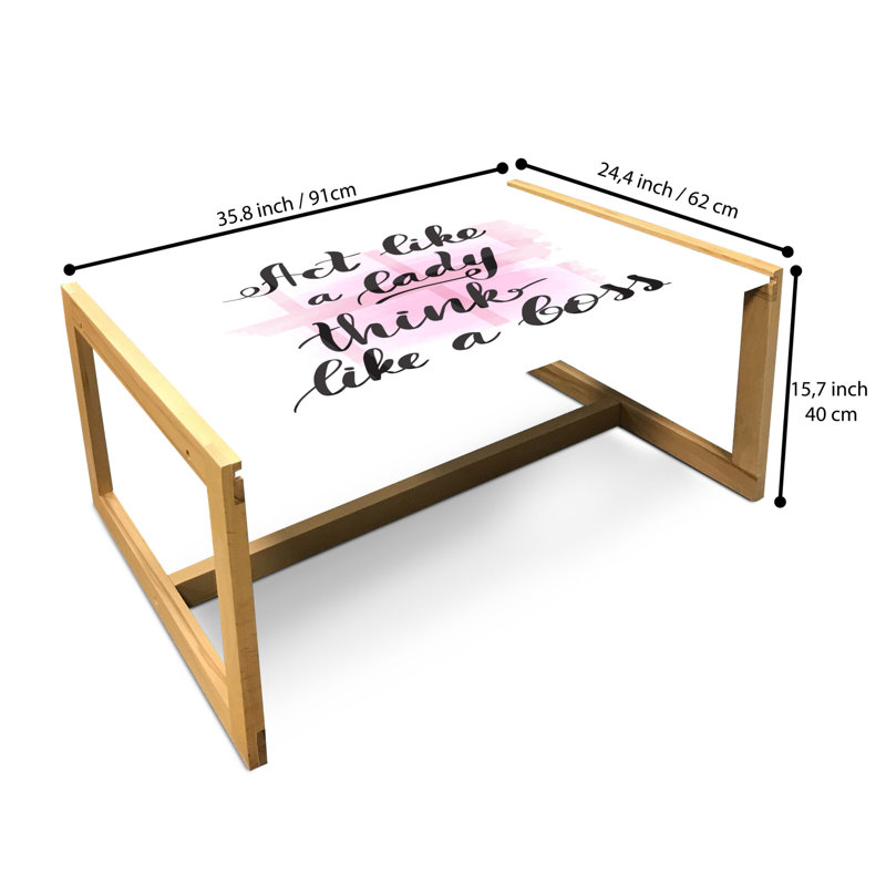 Jahdir Sled Coffee Table, 90cm H x 62cm W x 40cm D