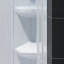 Cabine de douche rectangulaire encadrée avec l 60 po x P 36 po Qwall-12811569