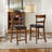 Grondin Upholstered Counter Stool with Solid Wood Frame-192261214