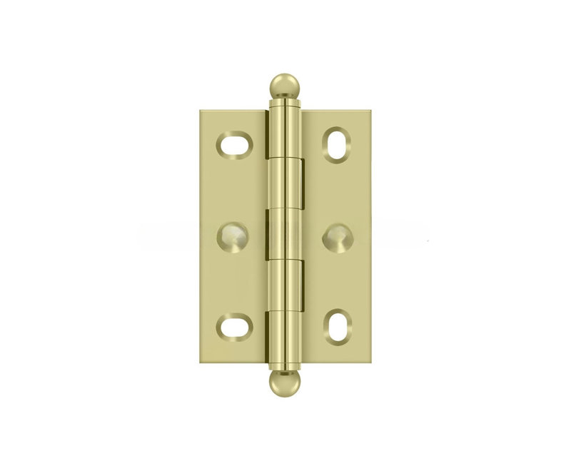 Deltana CHA2517U3-UNL 2-1 / 2 "x 1-3 / 4" réglable avec embouts sphériques en laiton non laqué, Laiton non laqué