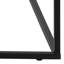 Barossa Coffee Table with Marble Top & Black Steel Base 110x55x45cm-592880039