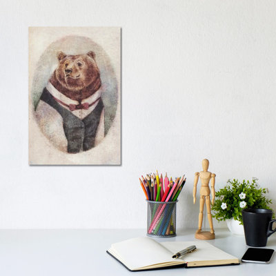 Wild Gentleman - Wrapped Canvas Print