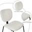 Chaise d'appoint en velours Krubel-757049698