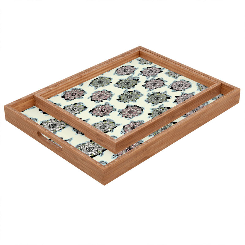 Solid Wood Tray, 1.75" H x 18" W x 14" D