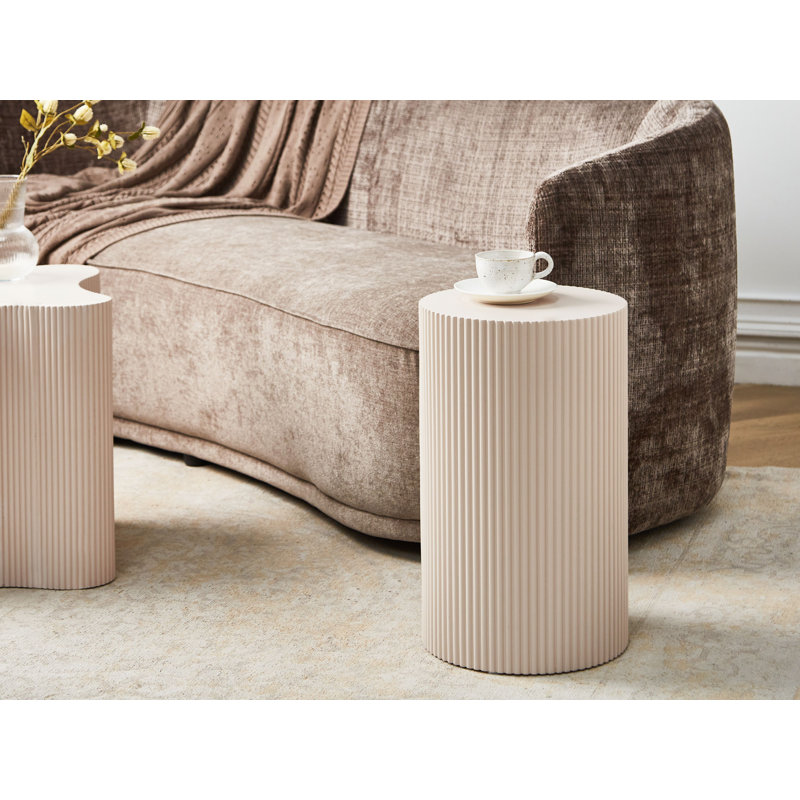 CLAIRE Side Table, White